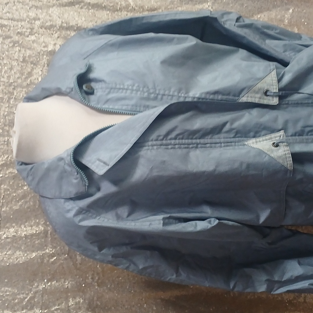 Women's First Street All Weather Water Proof Blue Light Weight Traveler Jacket L - Picture 2 of 15